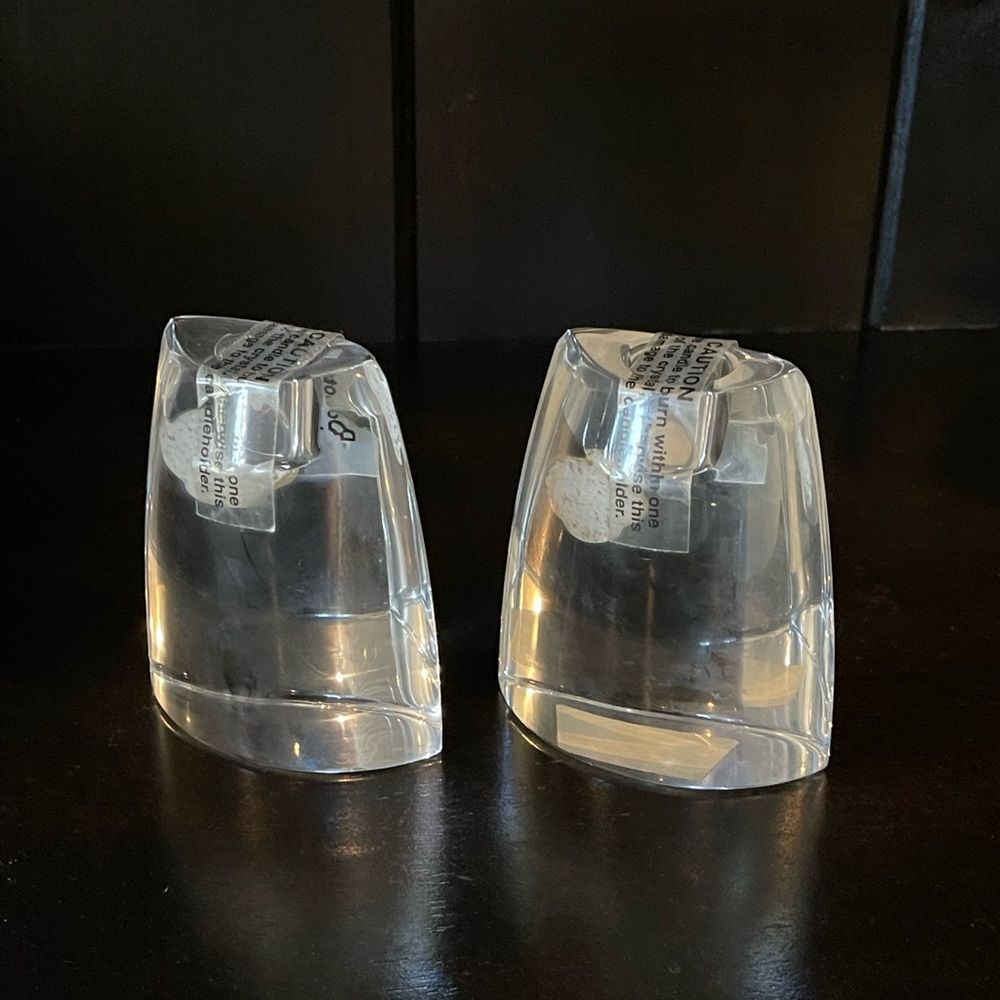 NWT Waterford Crystal candlestick holders